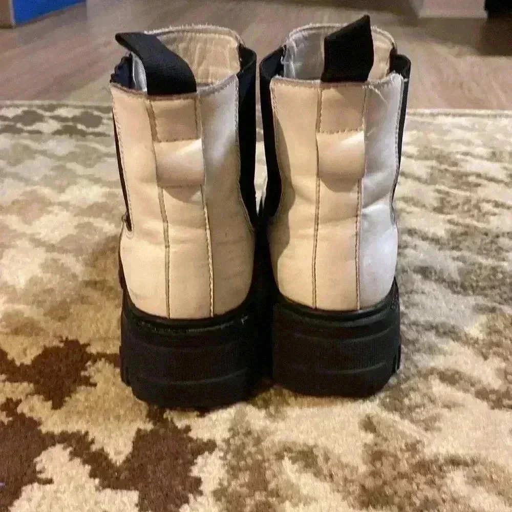 White and Black Boots - Picture 3 of 5